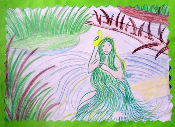 Рисунок Су анасы Габдулла Тукай