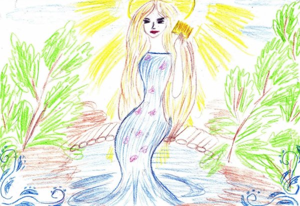 Рисунки Габдуллы Тукая Су анасы