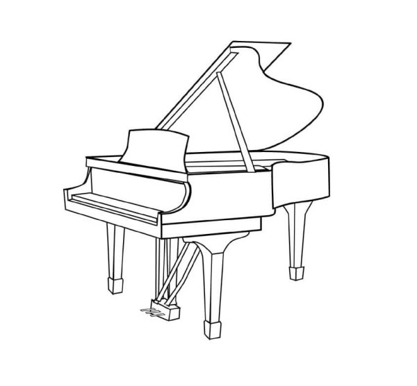 Фортепиано скетч