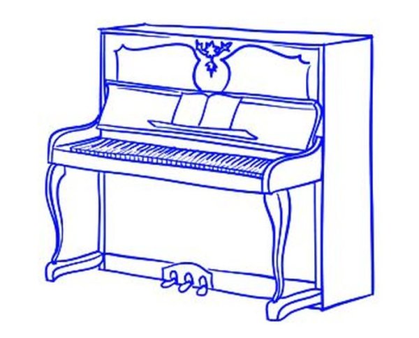 Пианино для рисования