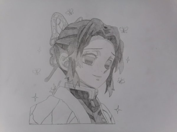 Нарисовать Шинобу Кочо