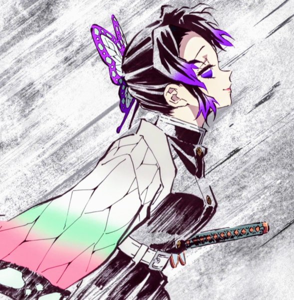 Зеницу и Шинобу клинок рассекающий демонов