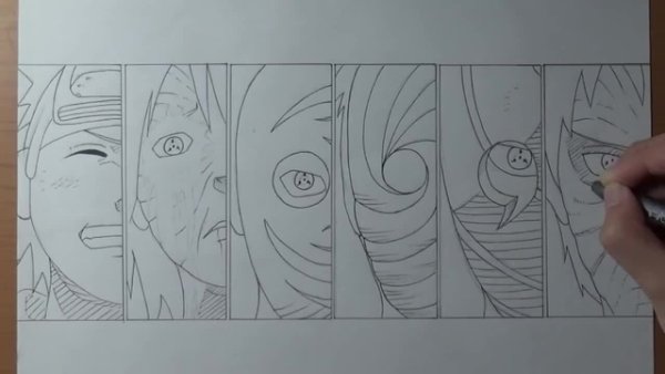 Обито Учиха скетч