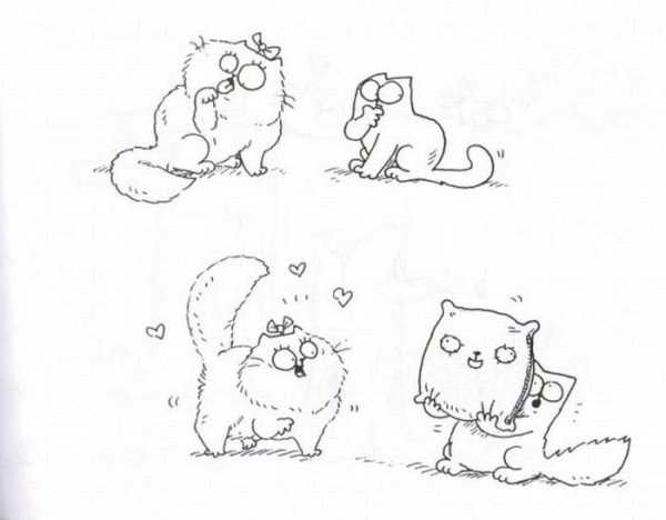 Рисовать кота Саймона