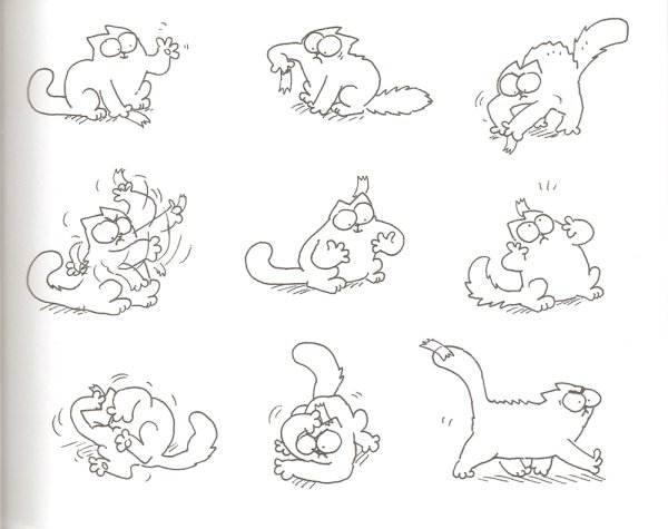 Рисовать кота Саймона