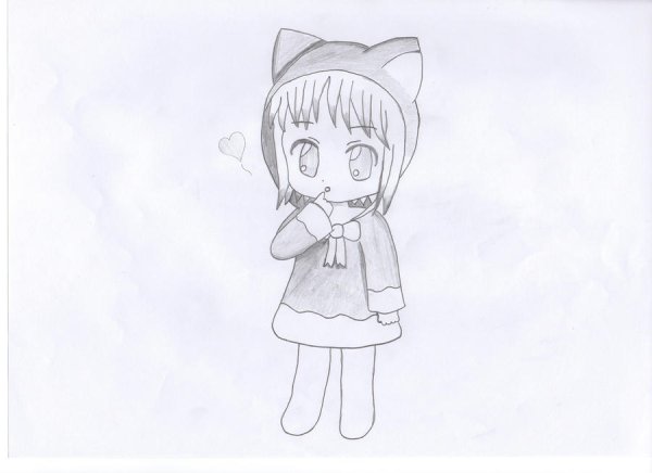 Аниме рисунки легкие маленькие