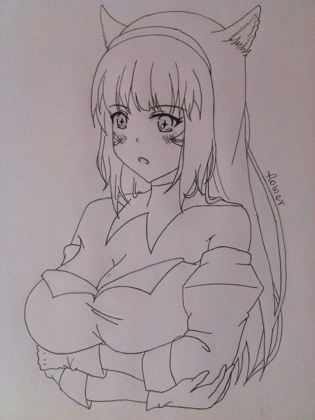 Аниме рисунки карандашом