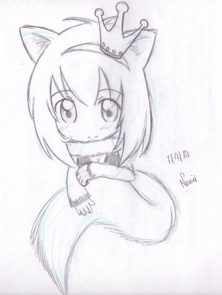 Рисунки аниме легкие рисунки