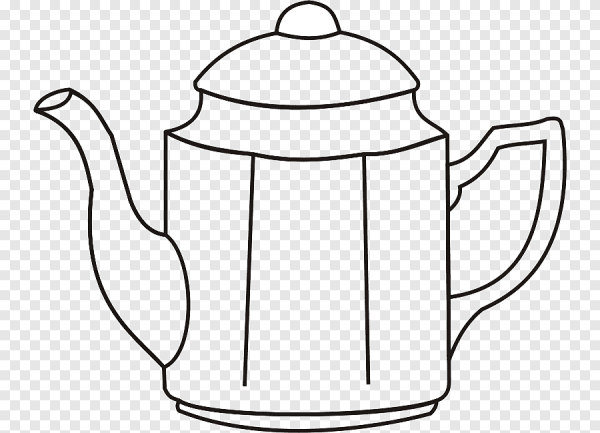 Чайник раскраска
