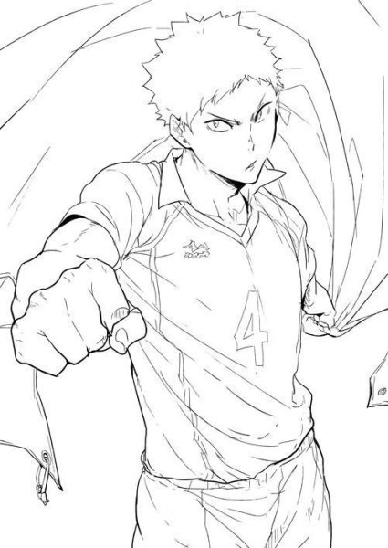 Иваидзуми хаджиме раскраска