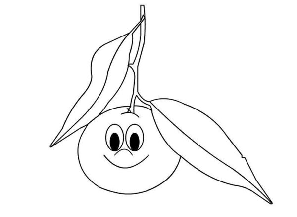 Апельсин скетч