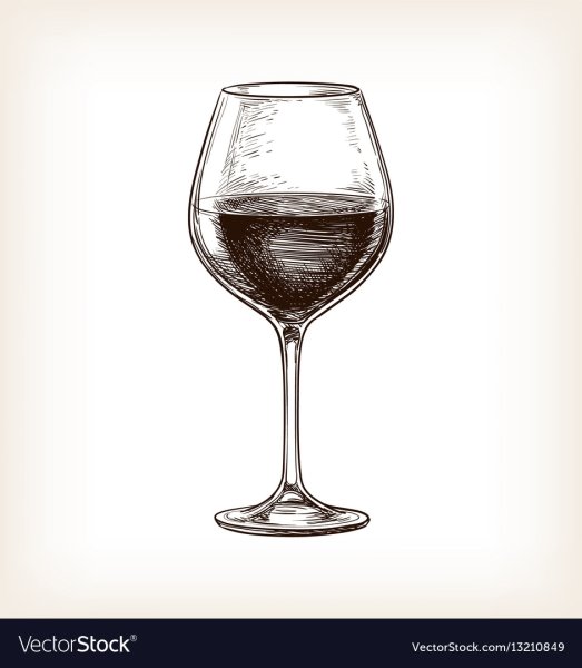 Натюрморт карандашом вино