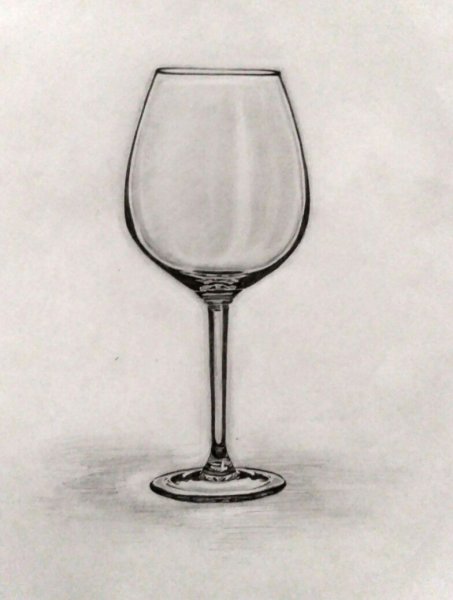 Стилизованная бутылка вина