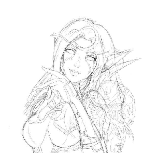 Раскраски варкрафт эльфы