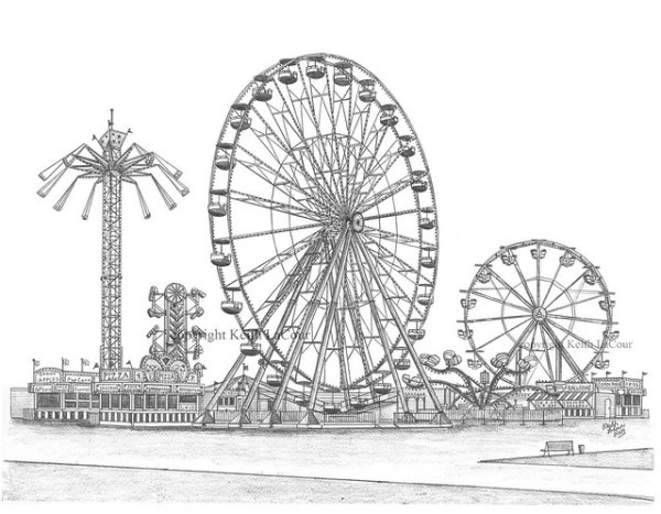 London Eye раскраска для детей