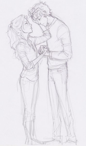 Рисунки для срисовки парочки