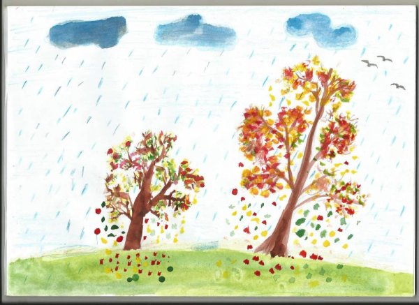 Рисование природы для детей