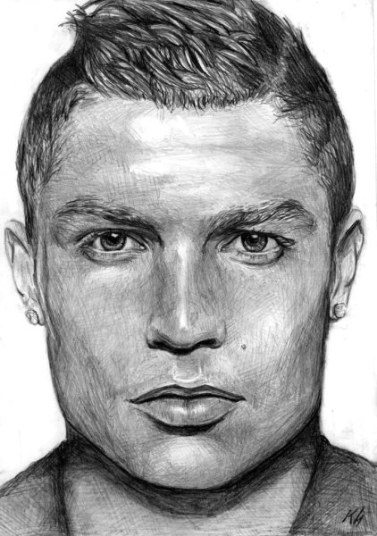 Нарисовать Роналду