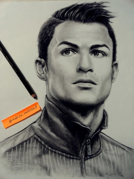 Кристиано Роналдо рисунок