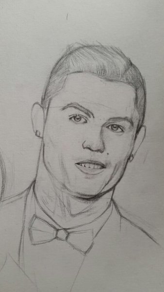 Кристиано Роналдо нарисовать Криштиану Роналду