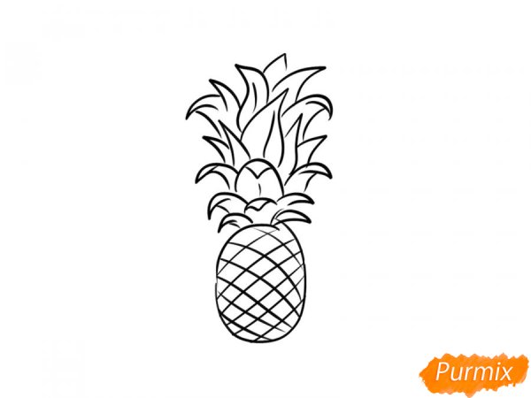 Раскраска экзотические фрукты