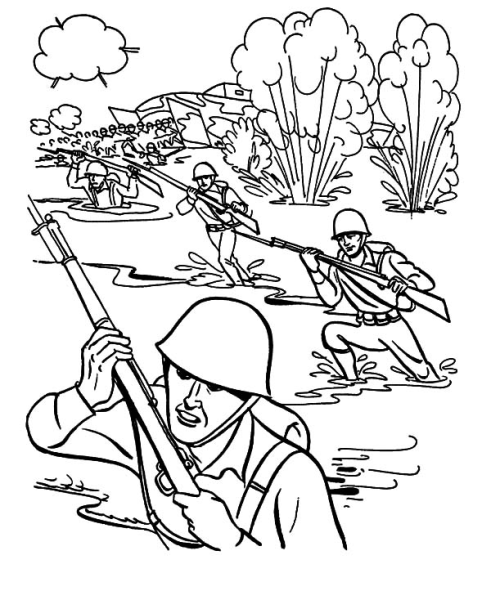 Рисунки на военную тему