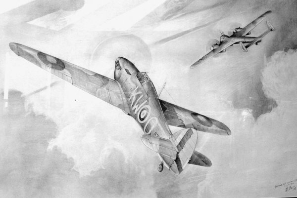 Рисунок на военную тематику