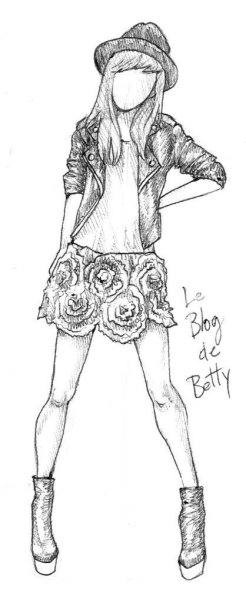 Девушки для рисования в полный рост