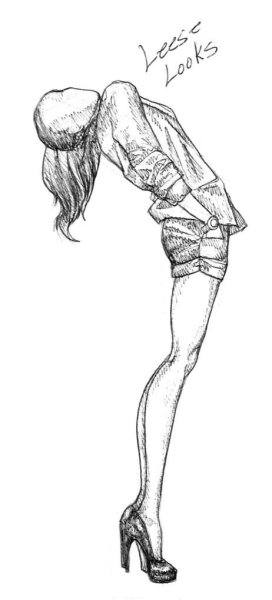 Девушка рисунок