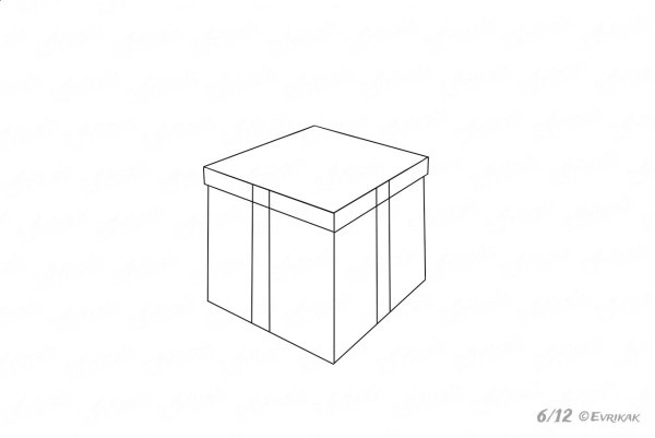 Коробка раскраска для детей