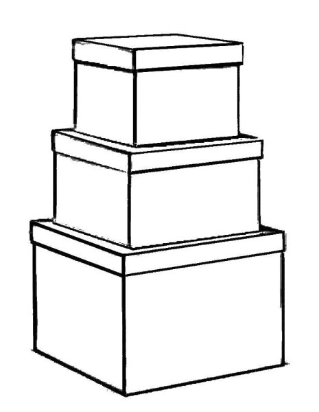 Скетчи коробок
