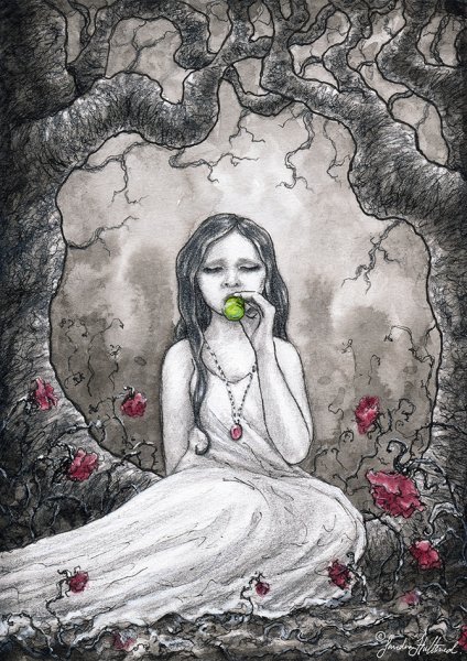 Мистические существа карандашом