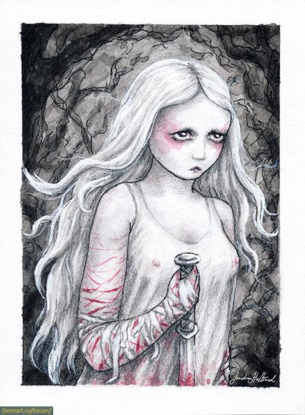 Рисунки карандашом мистика