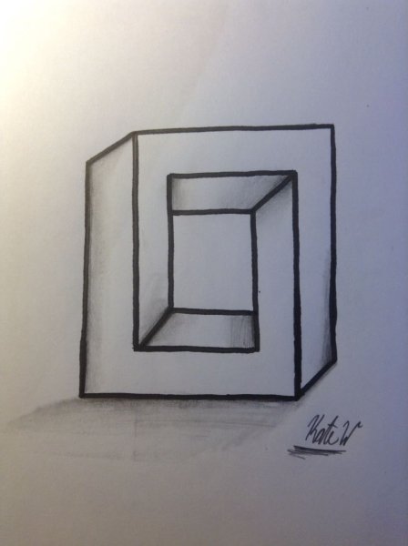 Геометрические фигуры с тенью