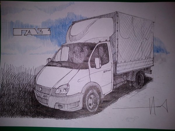 Газель рисунок