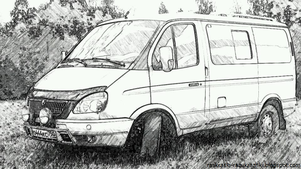 Раскраски Соболь 4х4