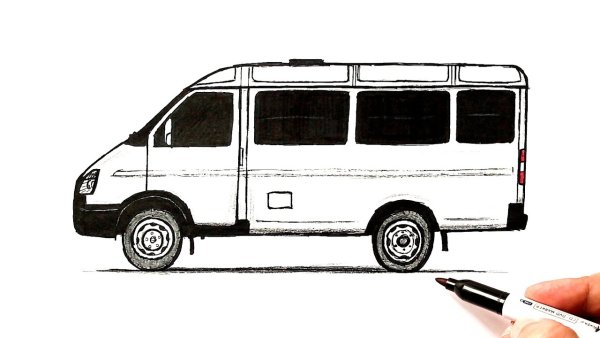 Нарисовать Газель легко