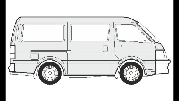 Тойота Хайс чертеж