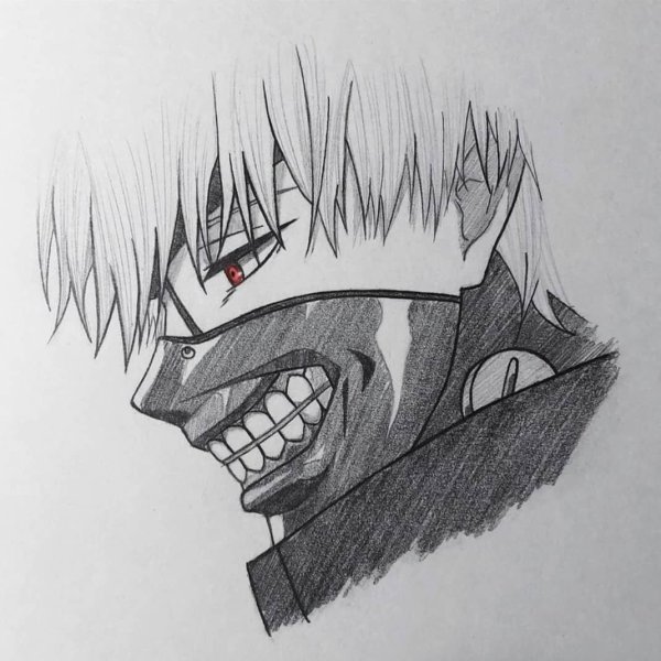 Аниме для срисовки гуль