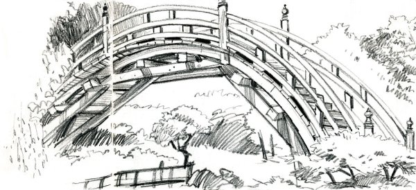 Арочный мост скетч