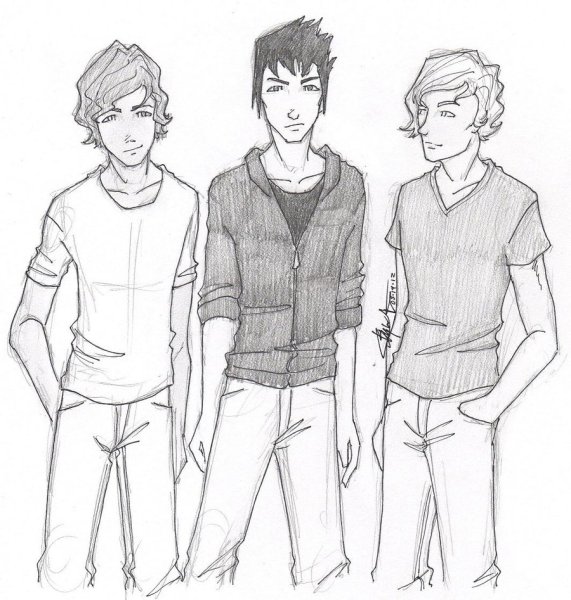 Подросток рисунок