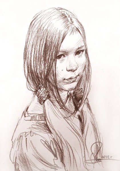 Портрет девочки Алексей Точин