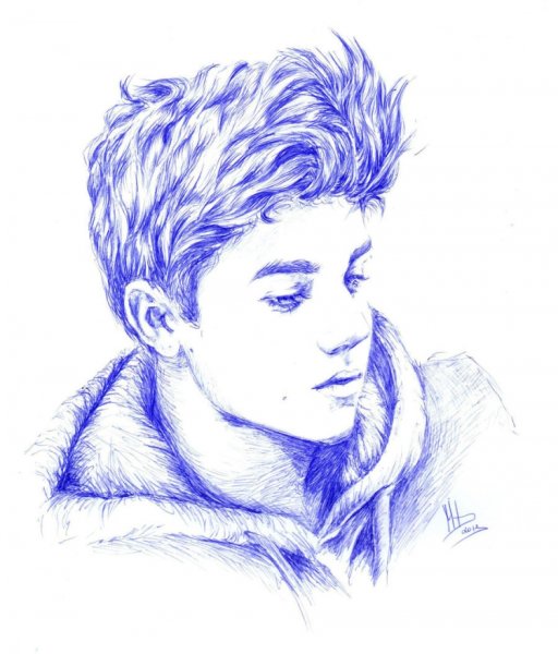 Наброски Justin Bieber