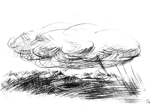 Тучи карандашом