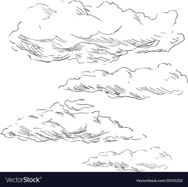 Облака скетч