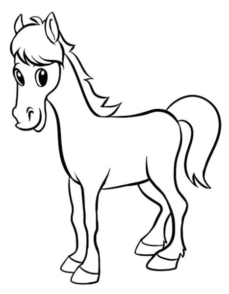 Лошадка рисунок