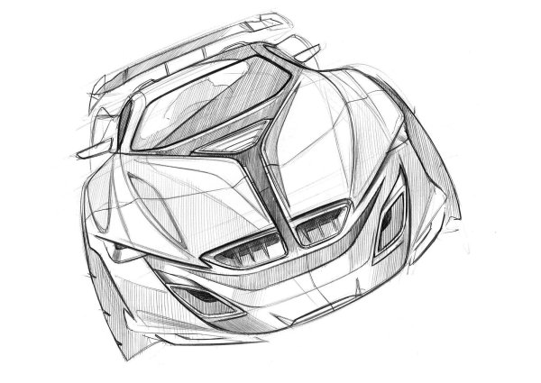 Эскиз автомобиля