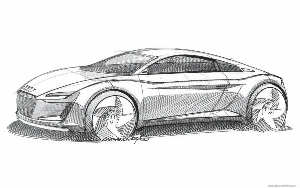 Концепт Ауди скетч