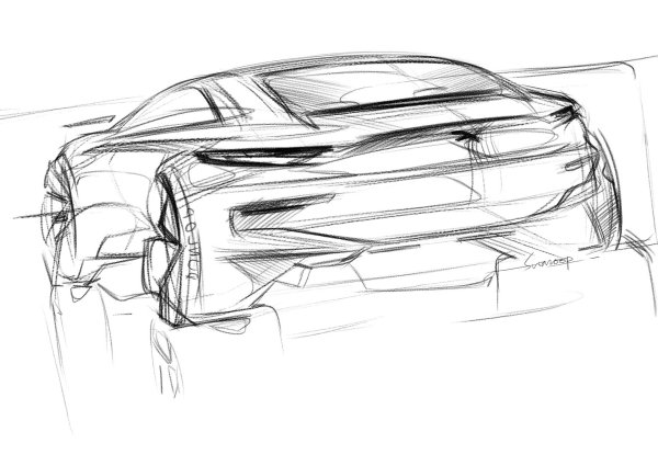 Скетчи автомобилей карандашом