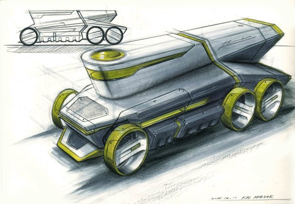 Фантастический транспорт рисунки